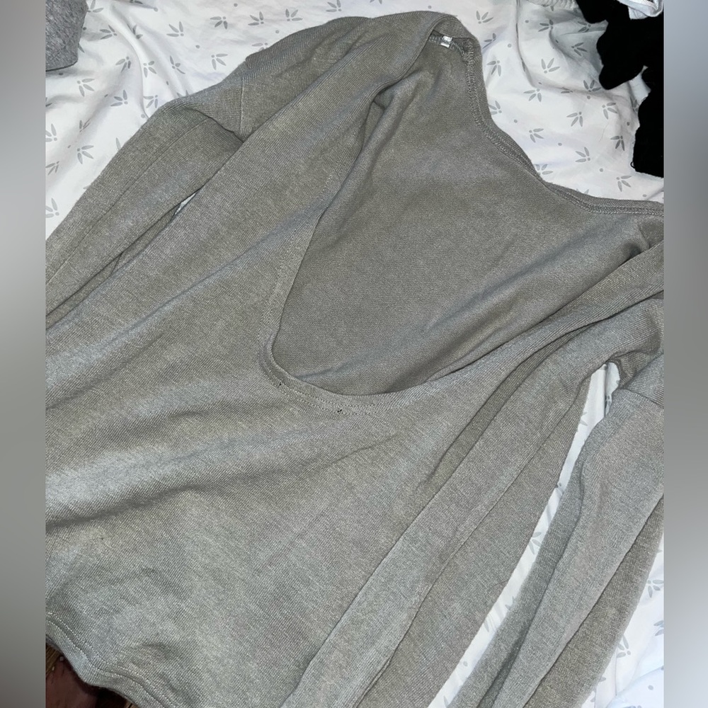 Lulu’s open back long sleeve